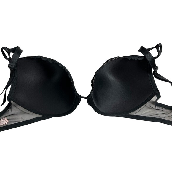 Victoria's Secret Pushup Black Lace Underwire Bra  34DDD  Convertible - Picture 7 of 11